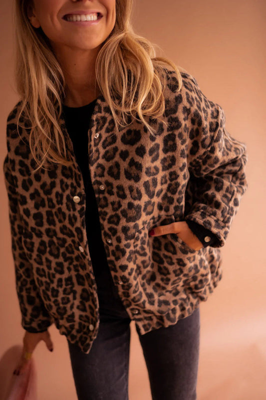 UrbanPels | Trendy Leopard Bomber