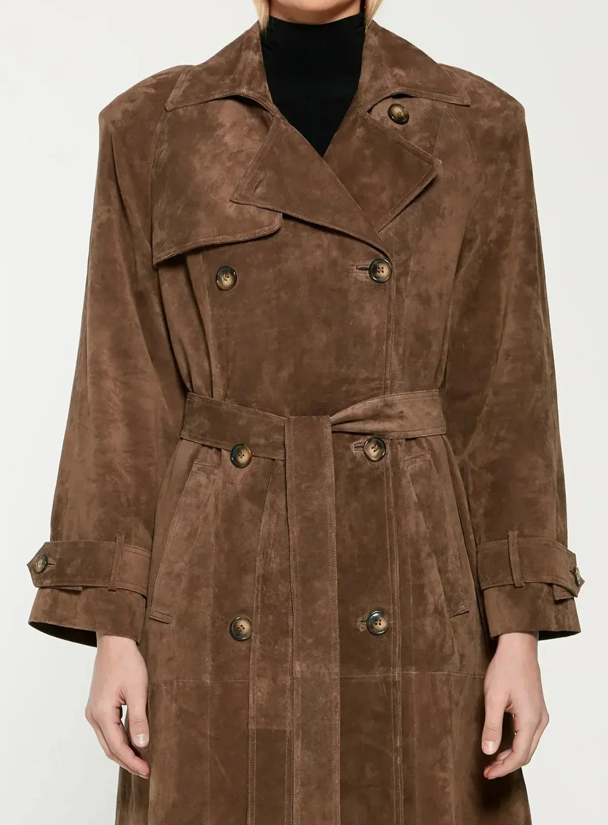 Veloura | Elegant Trenchcoat i Ruskind