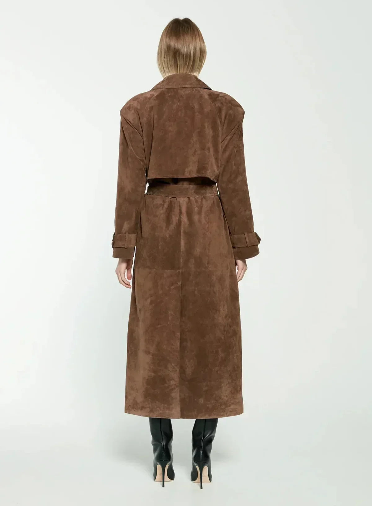 Veloura | Elegant Trenchcoat i Ruskind